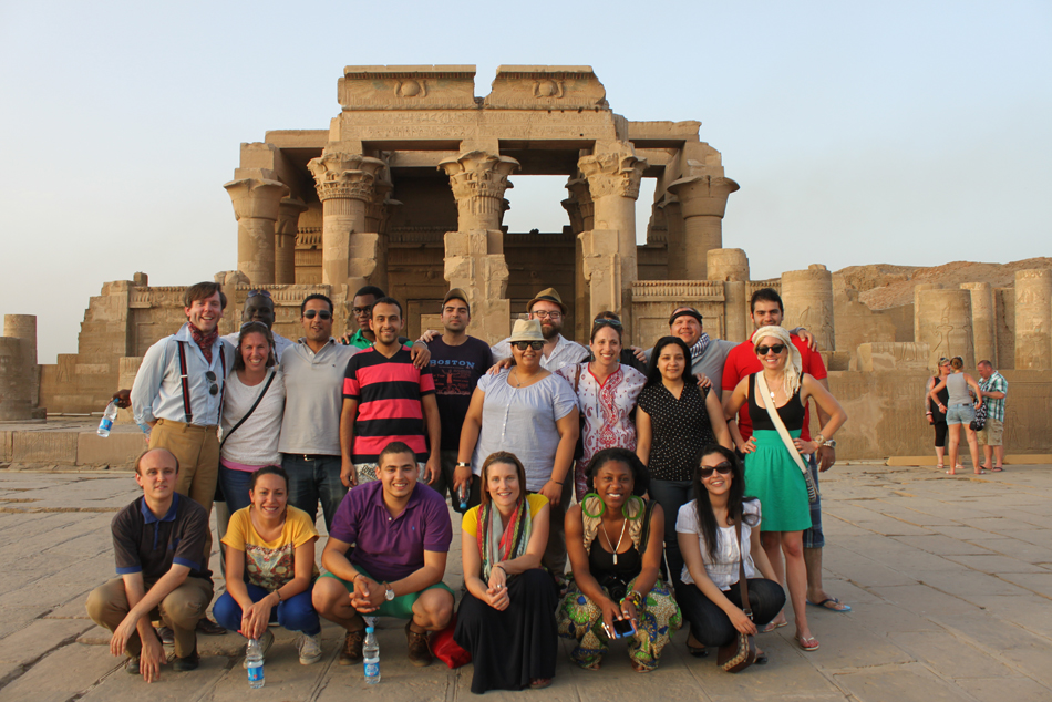The 2014 Class Fellows during a tour of Egypt’s historical sites in Luxor